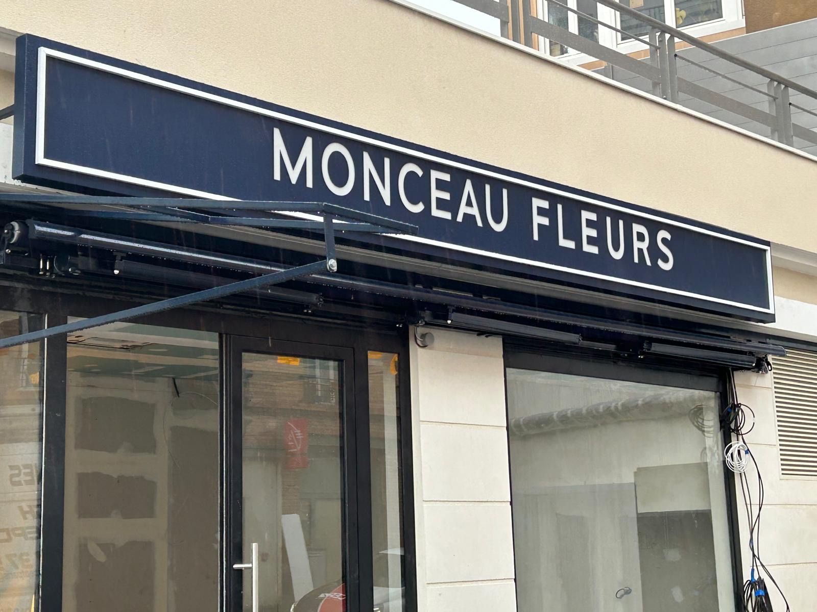 Fleuriste, Lettres découpées · Bandeau, Paris 16e
